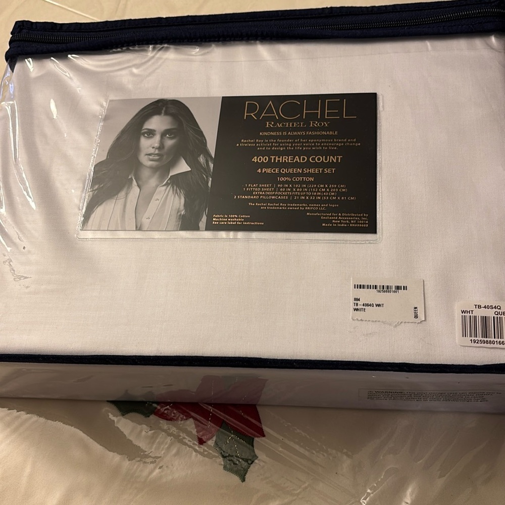 Rachel Ray white sheets